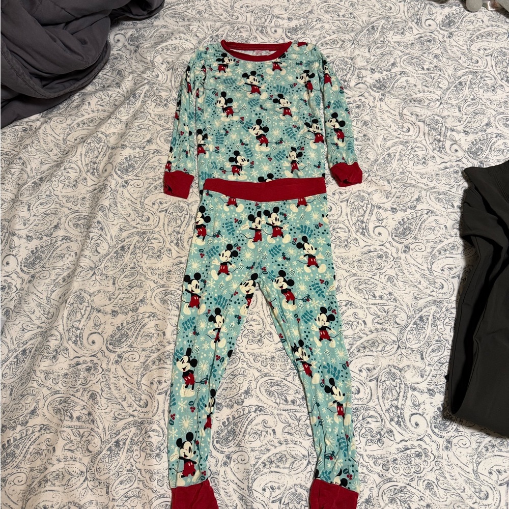 Little Sleepies Disney Mickey Mouse Pajama Set 2T